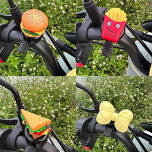 Load image into Gallery viewer, Cartoon Hamburg Bicycle Bell French Fries Sandwich MTB Bell Handlebar Safety Bell Cycling Lovely Loud Bicycle Accessories