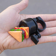 Load image into Gallery viewer, Cartoon Hamburg Bicycle Bell French Fries Sandwich MTB Bell Handlebar Safety Bell Cycling Lovely Loud Bicycle Accessories