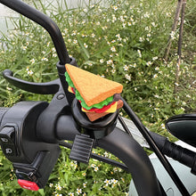 Load image into Gallery viewer, Cartoon Hamburg Bicycle Bell French Fries Sandwich MTB Bell Handlebar Safety Bell Cycling Lovely Loud Bicycle Accessories