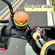 Load image into Gallery viewer, Cartoon Hamburg Bicycle Bell French Fries Sandwich MTB Bell Handlebar Safety Bell Cycling Lovely Loud Bicycle Accessories