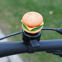 Load image into Gallery viewer, Cartoon Hamburg Bicycle Bell French Fries Sandwich MTB Bell Handlebar Safety Bell Cycling Lovely Loud Bicycle Accessories