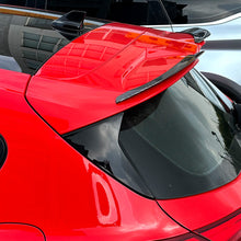 Load image into Gallery viewer, 2Pcs Car Rear Spoiler Extension Lip Fins Spoiler Carbon Fiber Black Color Auto Part Styling for Ford Focus ST Line Hatchback 2019-2023