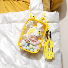 Load image into Gallery viewer, Portable Transparent PVC Mystery Doll Organizer Box Keychain Chain Bag Mystery Toy Storage Boxes for Doll Toy Zipper Pouch