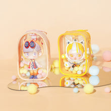 Load image into Gallery viewer, Portable Transparent PVC Mystery Doll Organizer Box Keychain Chain Bag Mystery Toy Storage Boxes for Doll Toy Zipper Pouch