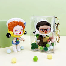 Load image into Gallery viewer, Transparent Outdoor Bag with Keychain Mystery Doll Display Storage Bags Dust-Proof Organizer Pouches Classic Doll Storage Bags
