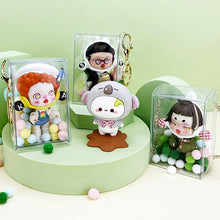 Load image into Gallery viewer, Transparent Outdoor Bag with Keychain Mystery Doll Display Storage Bags Dust-Proof Organizer Pouches Classic Doll Storage Bags