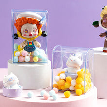 Load image into Gallery viewer, Transparent Outdoor Bag with Keychain Mystery Doll Display Storage Bags Dust-Proof Organizer Pouches Classic Doll Storage Bags