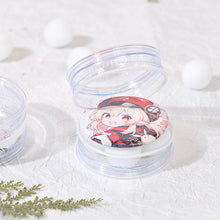 Load image into Gallery viewer, Round Clear Badge Display Bag 58mm/75mm Badge Storage Bag with Fur Ball Badge Waterproof Display Pouch Plastic
