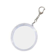 Load image into Gallery viewer, Round Clear Badge Display Bag 58mm/75mm Badge Storage Bag with Fur Ball Badge Waterproof Display Pouch Plastic