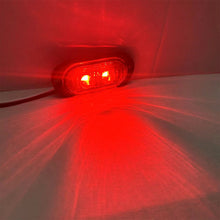 Load image into Gallery viewer, 2LED Truck Len Side Marker Lights 12-24V Waterproof Car Trailer Lorry Truck Van Bus Safety Warning Signal Light Red Yellow White
