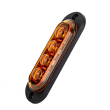 Load image into Gallery viewer, 4 LEDs Truck Len Side Marker Lights 12-24V Waterproof Car Trailer Lorry Truck Van Bus Safety Warning Signal Light Red Yellow White