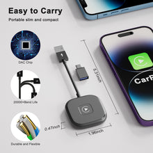 Load image into Gallery viewer, Car Adapter Apple CarPlay Wired To Wireless Adapter Mini Box Dongle For lPhone Benz Audi Mazda Kia Toyota VW Nissan Subaru Plug And Play