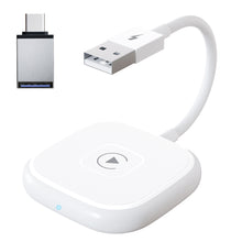 Load image into Gallery viewer, Car Adapter Apple CarPlay Wired To Wireless Adapter Mini Box Dongle For lPhone Benz Audi Mazda Kia Toyota VW Nissan Subaru Plug And Play