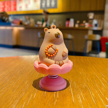 Load image into Gallery viewer, Shaking Head Capybara Decor Alloy Spring Figurine Ornament Car Interior Home Office Bicycle Motorcycle Decoration Gift
