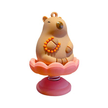 Load image into Gallery viewer, Shaking Head Capybara Decor Alloy Spring Figurine Ornament Car Interior Home Office Bicycle Motorcycle Decoration Gift