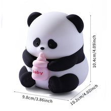 Load image into Gallery viewer, Cute Panda Silicone Lamp USB Rechargeable Timing Pat Sensor LED Night Light Bedside Decor Kids Birthday Gift