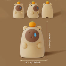 Load image into Gallery viewer, Capybara Silicone LED Night Light Pat Sensor Rechargeable Lamp Kids Bedroom Decor Cartoon Animal Night Lamp Christmas Gifts