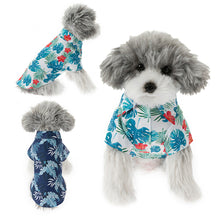 Load image into Gallery viewer, Fashion Hawaii Style Summer Breathable T-shirts Pet Cat Dog Clothes for French Bulldog Small Mediun Dogs Soft