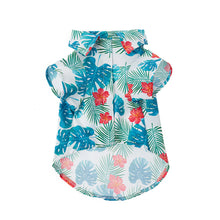 Load image into Gallery viewer, Fashion Hawaii Style Summer Breathable T-shirts Pet Cat Dog Clothes for French Bulldog Small Mediun Dogs Soft