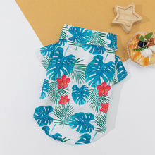 Load image into Gallery viewer, Fashion Hawaii Style Summer Breathable T-shirts Pet Cat Dog Clothes for French Bulldog Small Mediun Dogs Soft