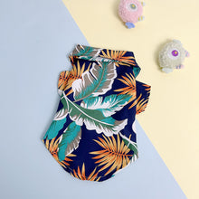 Load image into Gallery viewer, Fashion Hawaii Style Summer Breathable T-shirts Pet Cat Dog Clothes for French Bulldog Small Mediun Dogs Soft