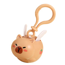 Load image into Gallery viewer, Cartoon Fly Capybara Key Ring Creative keychain Elastic Retractable Pull Key Chain Small Gift Small Charm