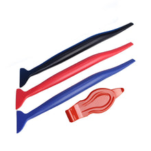 Load image into Gallery viewer, 3Pcs/4Pcs Car Wrap Micro Stick Squeegee Window Tinting Kit Corner Scraper Curves Slot Vinyl Gap Film Tools with Three Hardness
