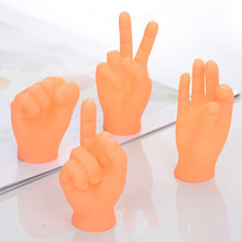 Load image into Gallery viewer, Cat Toys Fun Small Gloves Cat Finger Sleeve Mini Hand Model Silicone Small Gloves Cat Massage Tools Pet Cat Toy