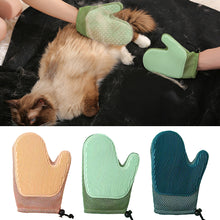 Load image into Gallery viewer, 1Pc Cat Hair Glove Two Sides Pet Fur Remover Glove Dog Grooming Glove Brush for Shedding Pet Hair Remover Mitt for Cleaner Grooming Glove
