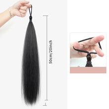 Load image into Gallery viewer, Self Winding Hair Bunches Ball Shaped Wig Hair Loops Simulated Hair Buds Hair Bags Natural Fluffiness Coiled Hair Ropes