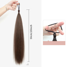 Load image into Gallery viewer, Self Winding Hair Bunches Ball Shaped Wig Hair Loops Simulated Hair Buds Hair Bags Natural Fluffiness Coiled Hair Ropes
