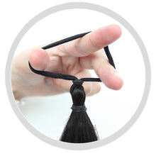 Load image into Gallery viewer, Self Winding Hair Bunches Ball Shaped Wig Hair Loops Simulated Hair Buds Hair Bags Natural Fluffiness Coiled Hair Ropes