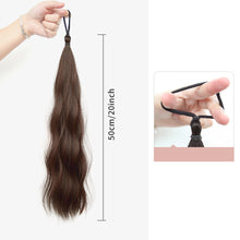 Load image into Gallery viewer, Self Winding Hair Bunches Ball Shaped Wig Hair Loops Simulated Hair Buds Hair Bags Natural Fluffiness Coiled Hair Ropes