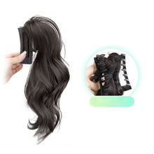 Load image into Gallery viewer, Horsetail Wig Female Gripper Style Simulation Long Curly Hair Large Wave Wig Synthetic Hair Women False Hair Piece