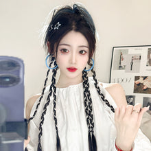 Load image into Gallery viewer, Highlight Dyed Wig Hair Clip Fluffy Natural Increase Hair Volume Wig Hair Rope Personalized Hairpin Hair Rope Hair Accessory for Women