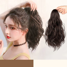 Load image into Gallery viewer, Cloud Perm Short Ponytail Wig for Women Fluffy Grip Clip Low Ponytail Natural Simulation Hair Long Hair Gentle Braid