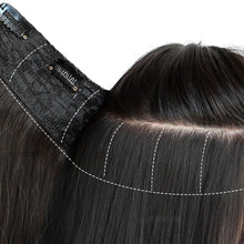 Load image into Gallery viewer, Highlight dyeing Female Long Hair Synthetic Fiber Long Hair Wig False Hair Piece One Piece Seamless Simulation Hair Extensions