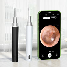 Load image into Gallery viewer, Soft Rechargeable Intelligent Wireless Visual Ear Pick Luminous HD Ear Endoscope Silicone Ear Spoon Ear Wax Cleaning Tool