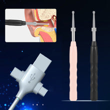 Load image into Gallery viewer, HD Visual Ear Scoop Endoscopic Intelligent Luminous Household Ear Spoon Silicone Soft Ear Spoon Ear Wax Cleaning Tool