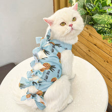 Load image into Gallery viewer, Pet Cat Weaning Clothes Sterilization Jumpsuit Anti-licking Surgery Recovery Care Suit for Cat Puppy Kitten