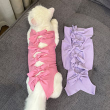 Load image into Gallery viewer, Pet Cat Weaning Clothes Sterilization Jumpsuit Anti-licking Surgery Recovery Care Suit for Cat Puppy Kitten