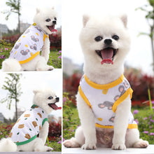 Load image into Gallery viewer, Spring Summer Cartoon Print Pet Vest Pet Cat Puppy Dog Clothes for Small Dogs Pet Vest T-Shirt Pet Clothing