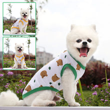 Load image into Gallery viewer, Spring Summer Cartoon Print Pet Vest Pet Cat Puppy Dog Clothes for Small Dogs Pet Vest T-Shirt Pet Clothing
