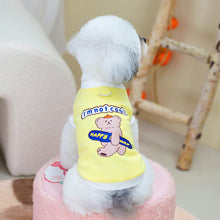 Load image into Gallery viewer, Summer Pet Vest Cartoon Print Pet Puppy Dog Clothes for Small Dogs Teddy Dog Vest Pet Clothing