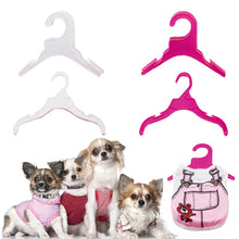 Load image into Gallery viewer, 5Pcs/lot Pet Clothes Plastic Hanger Non-slip Cat Dog Clothes Shelf Hanging Clothes Rack Storage Pet Stuff Supplies