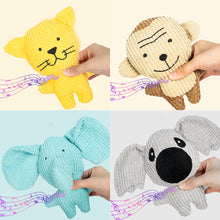 Load image into Gallery viewer, Pet Dog Squeaky Toys Animals Shapes Squeaky Plush Chew Toys for Small Medium Large Dogs