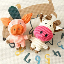 Load image into Gallery viewer, Pet Dog Squeaky Toys Animals Shapes Squeaky Plush Chew Toys for Small Medium Large Dogs