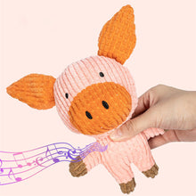 Load image into Gallery viewer, Pet Dog Squeaky Toys Animals Shapes Squeaky Plush Chew Toys for Small Medium Large Dogs