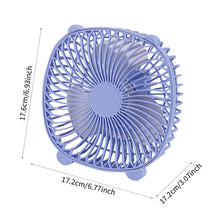 Load image into Gallery viewer, Portable Desk Fan Hanging Fans USB Input Cooler Cooling Fan Rotatable Mute Silent for PC/Laptop/Notebook Home Office