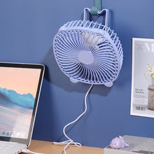 Load image into Gallery viewer, Portable Desk Fan Hanging Fans USB Input Cooler Cooling Fan Rotatable Mute Silent for PC/Laptop/Notebook Home Office